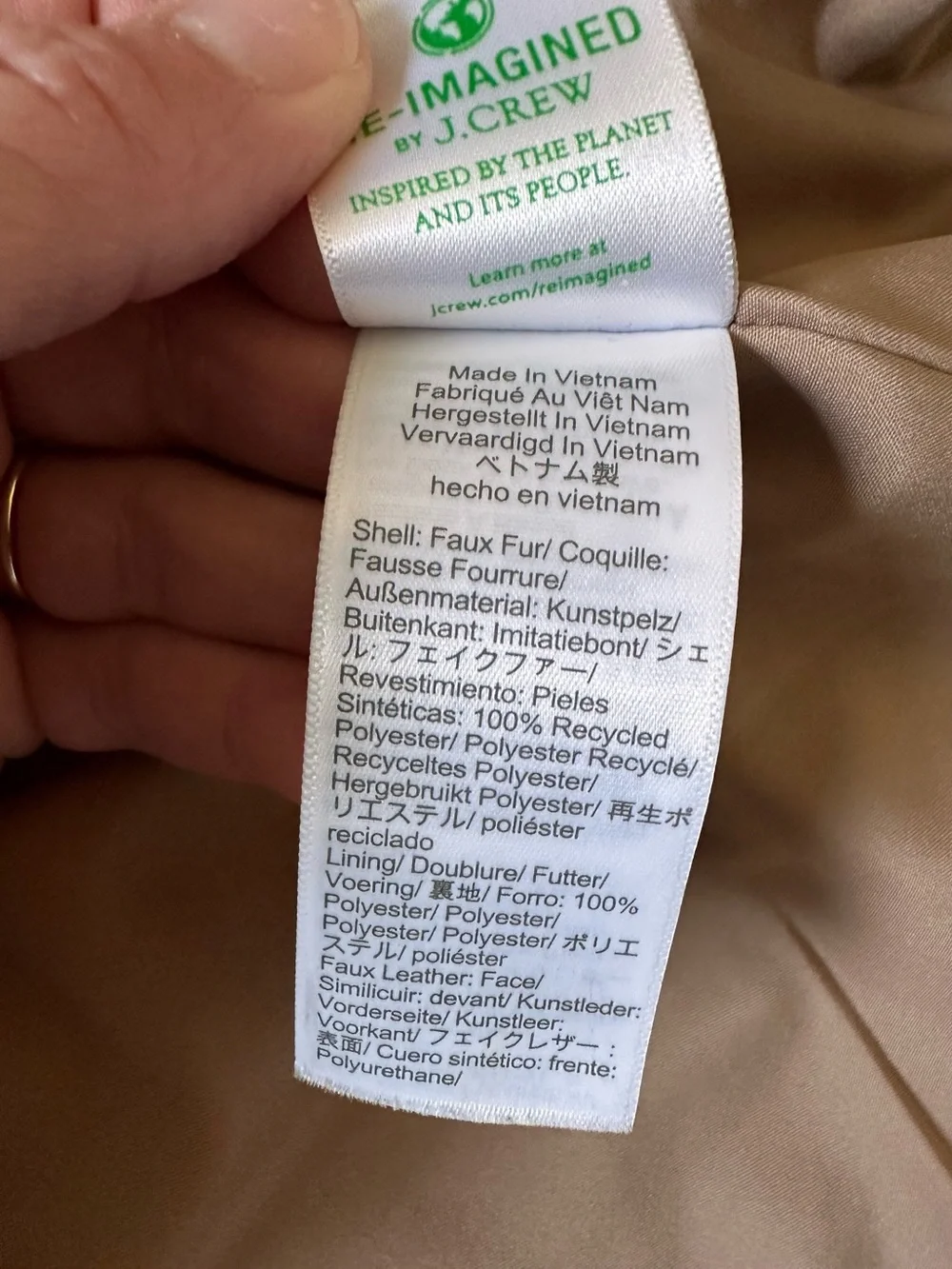 J. Crew Sherpa lady jacket